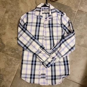 Express performance long sleeve button up